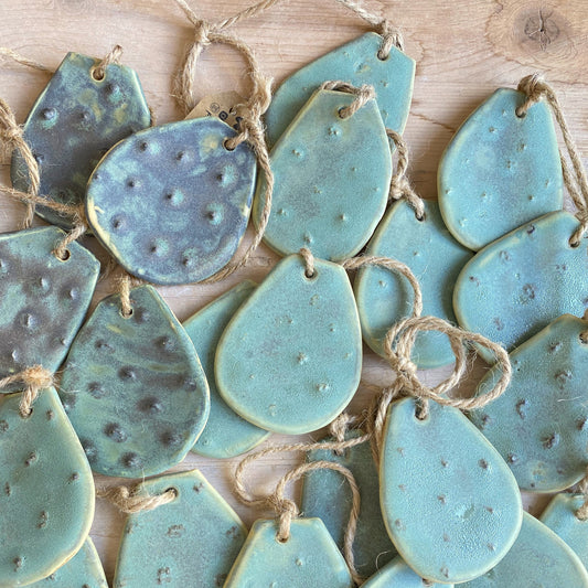 cactus pads wall hanging