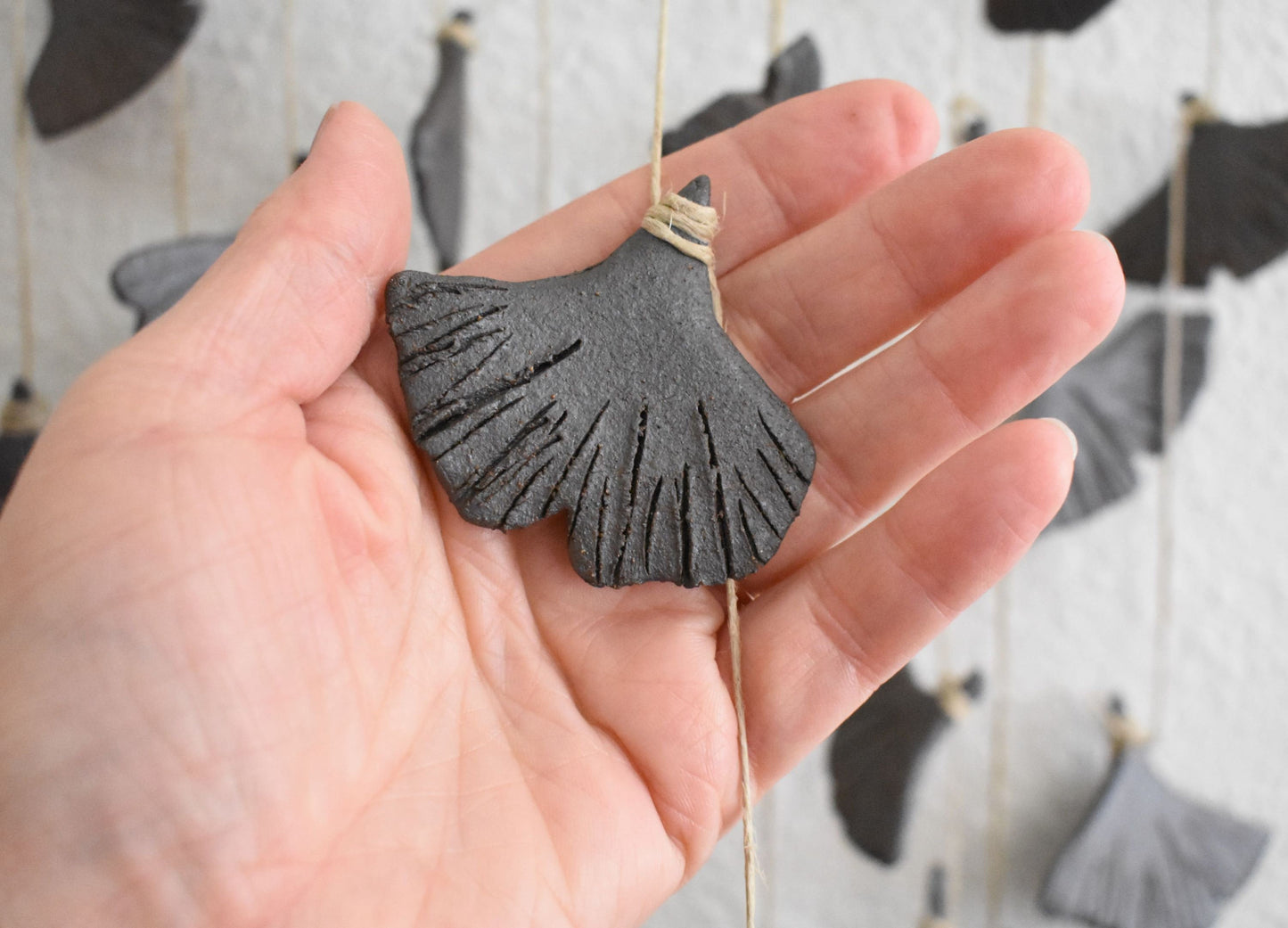 CUSTOM ginkgo wall hanging