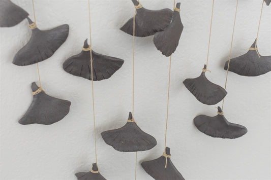 ginkgo leaf wall hanging